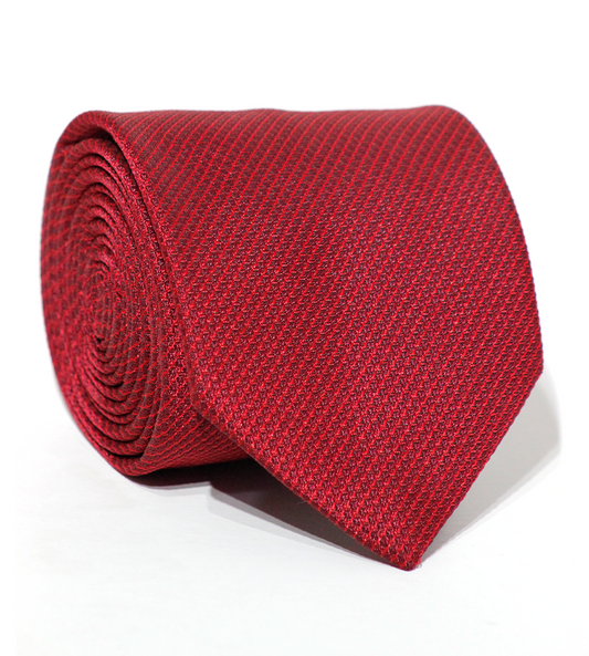 Luxury Blood Orange Jacquard Tie