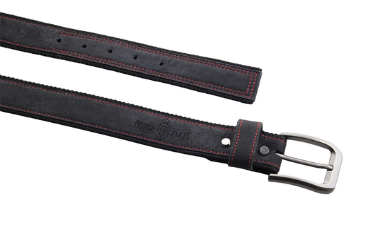Luxury Leather & Canvas Belt