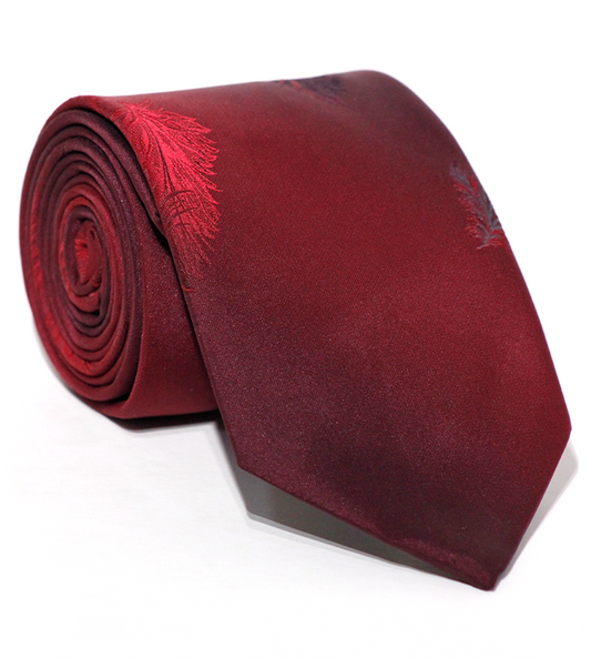 Luxury Red Silk Tie