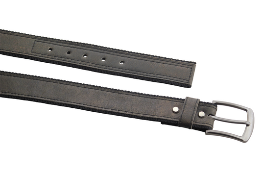 Luxury Leather & Canvas Belt