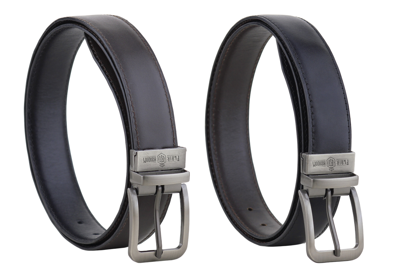 Luxury Reversible Black/Brwon Classic Belt