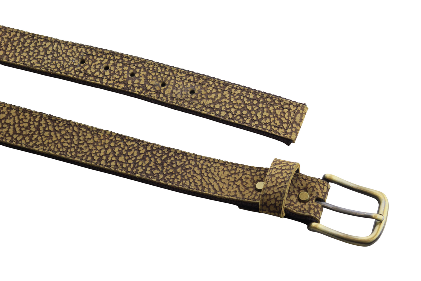 Luxury Leather & Canvas Belt