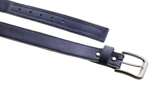 Luxury Leather & Canvas Belt