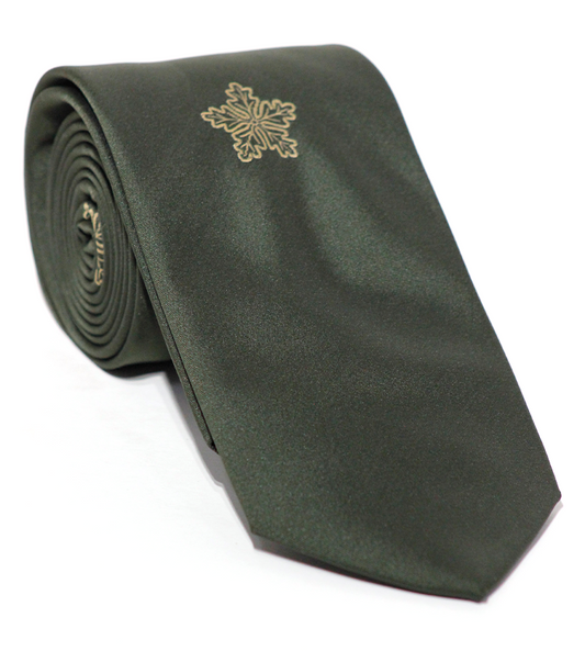 Luxury Dark Green Silk TIe