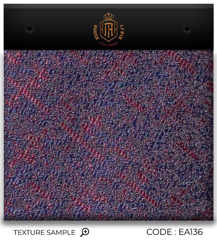 Luxury Navy~Red Jacquard Tie