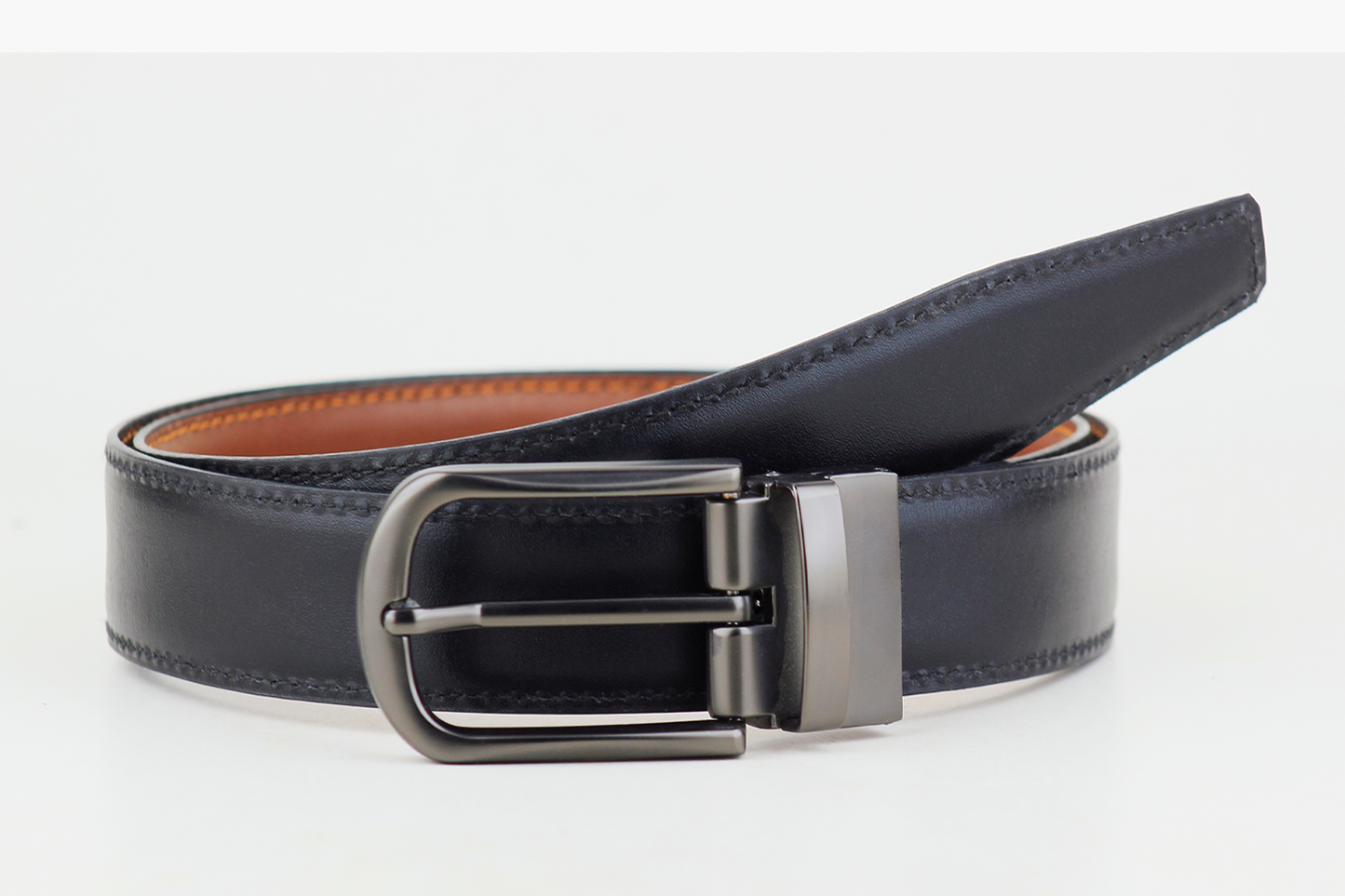 Luxury Reversible Black/Brwon Classic Belt