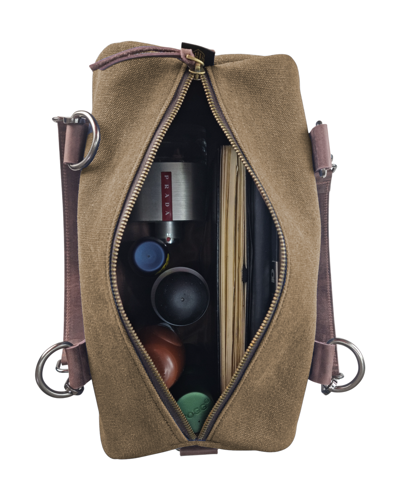 Mini-sac de voyage de luxe pour homme, porté en bandoulière