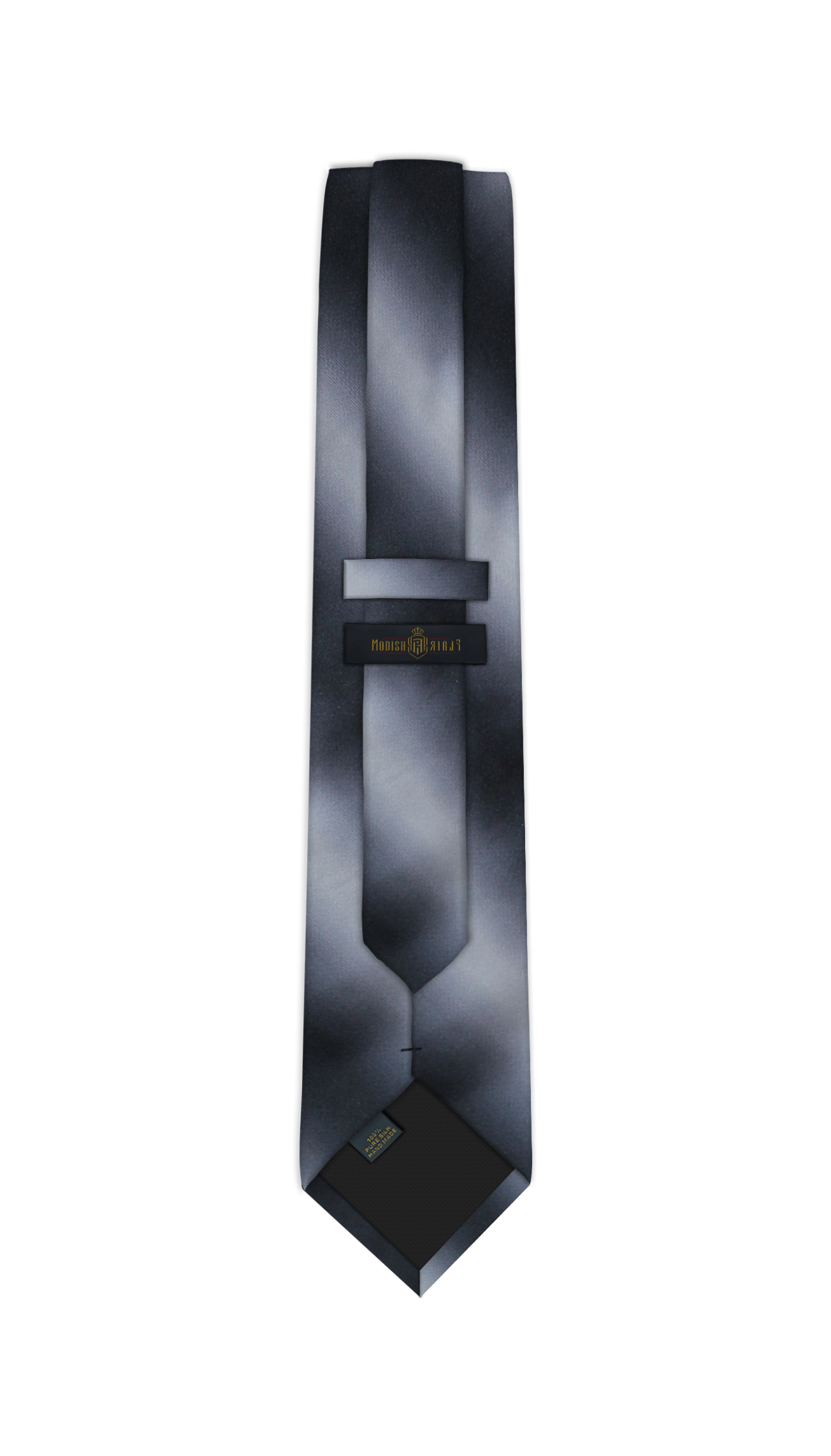 Luxury Mixed Gray Silk Tie