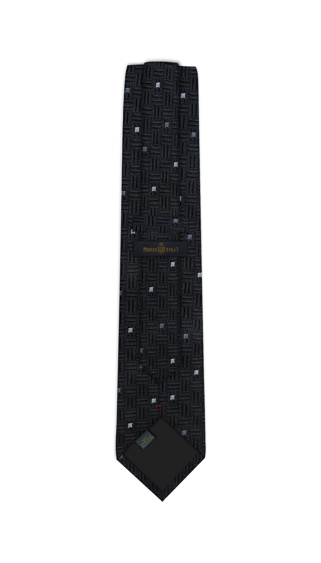 Luxury Dark Gray Silk Tie