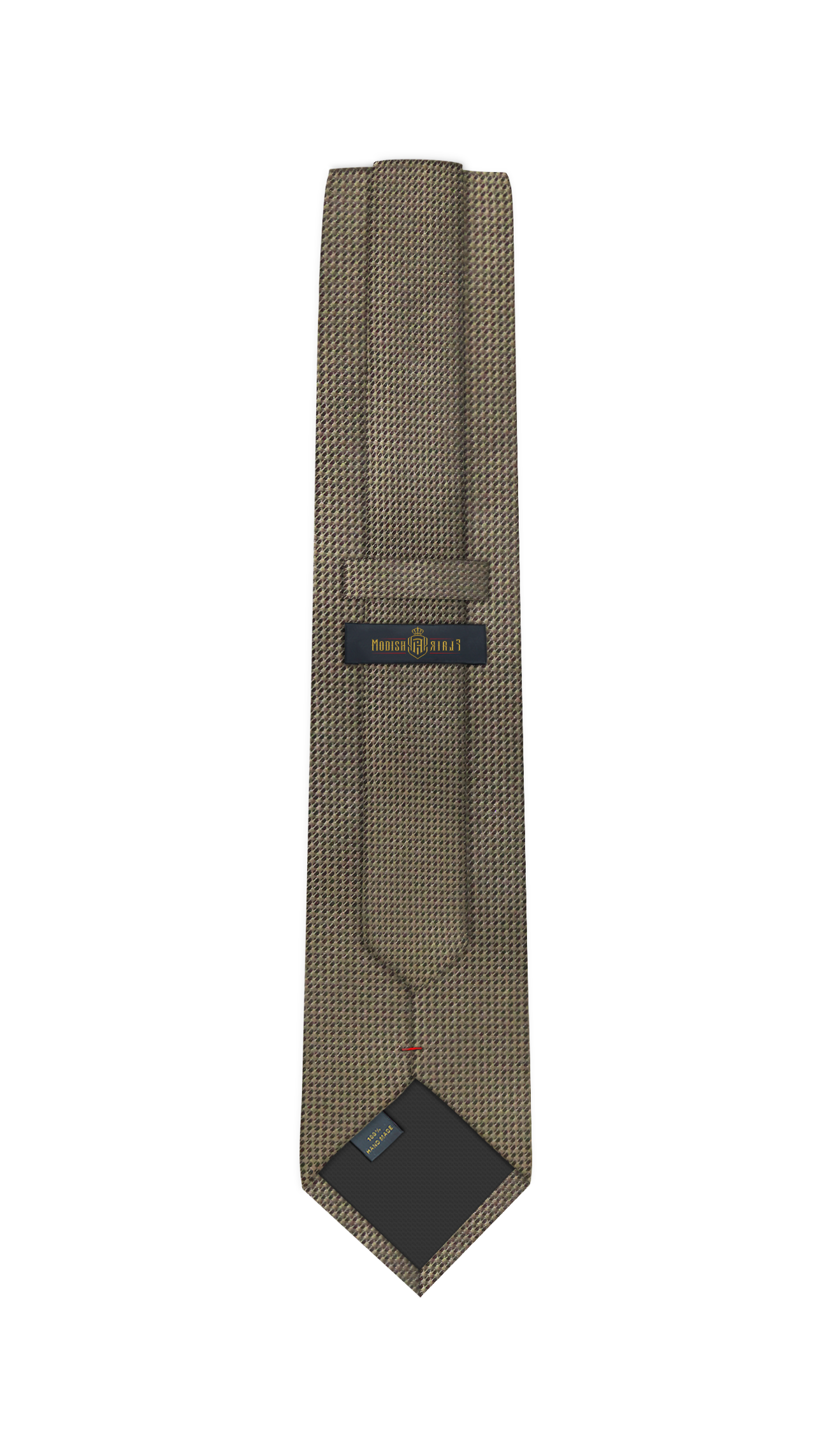 luxury Olive Brown Jacquard Tie