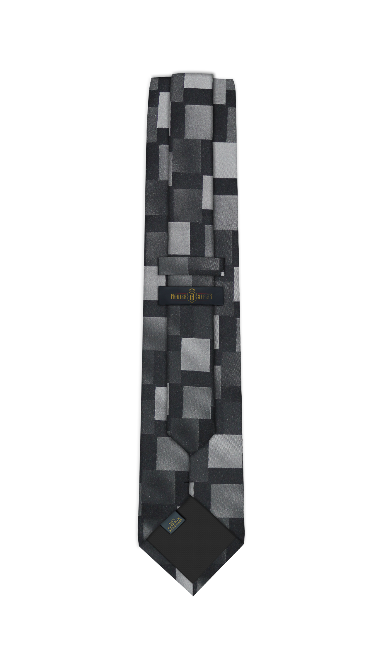 Luxury Mixed Gray Silk Tie