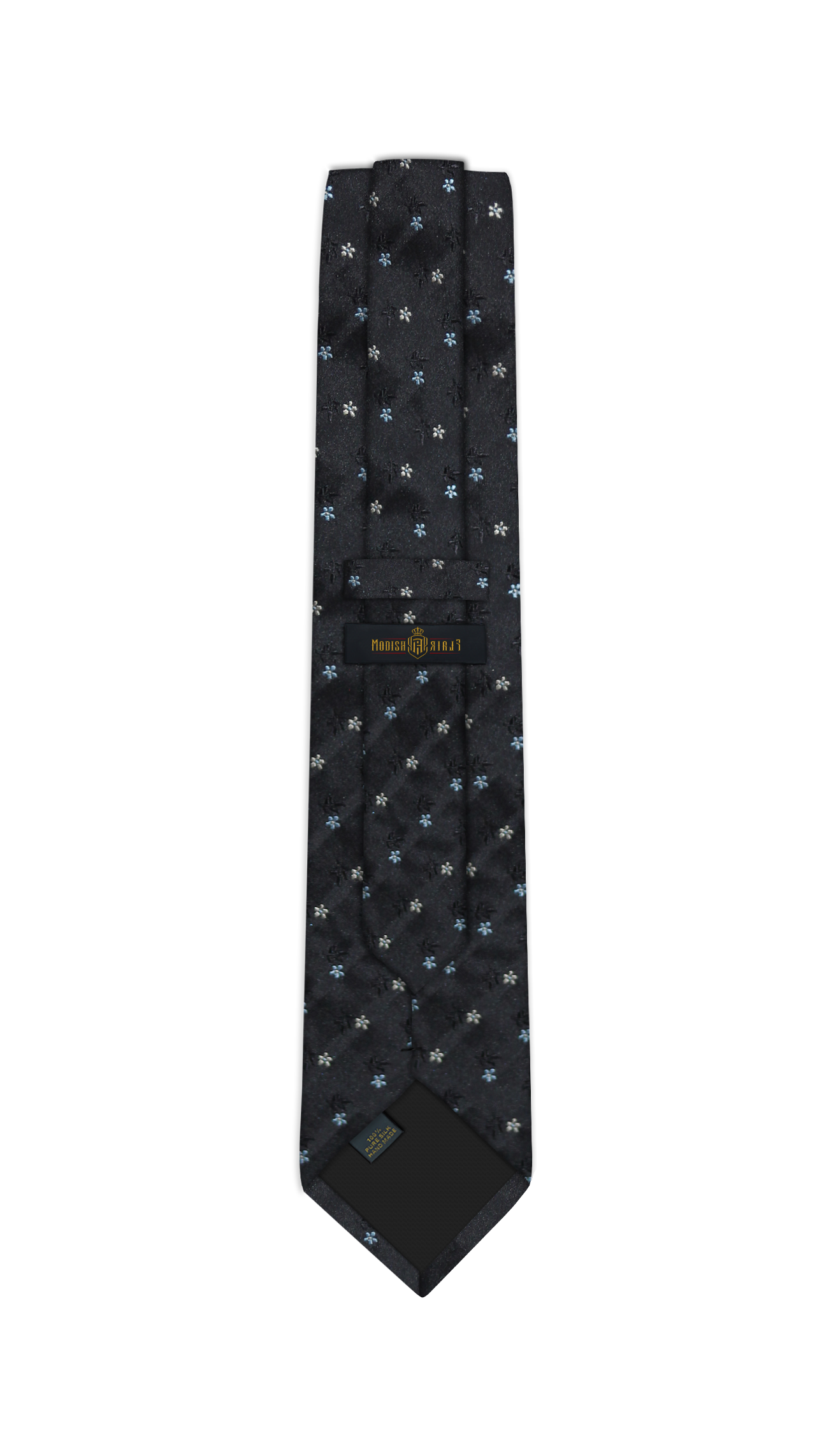 Luxury Dark Gray Silk Tie