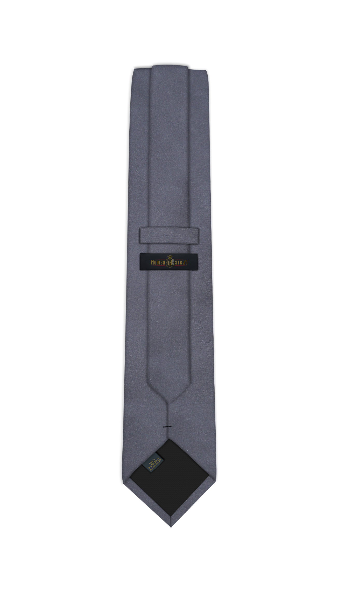 Luxury Gray Silk Tie