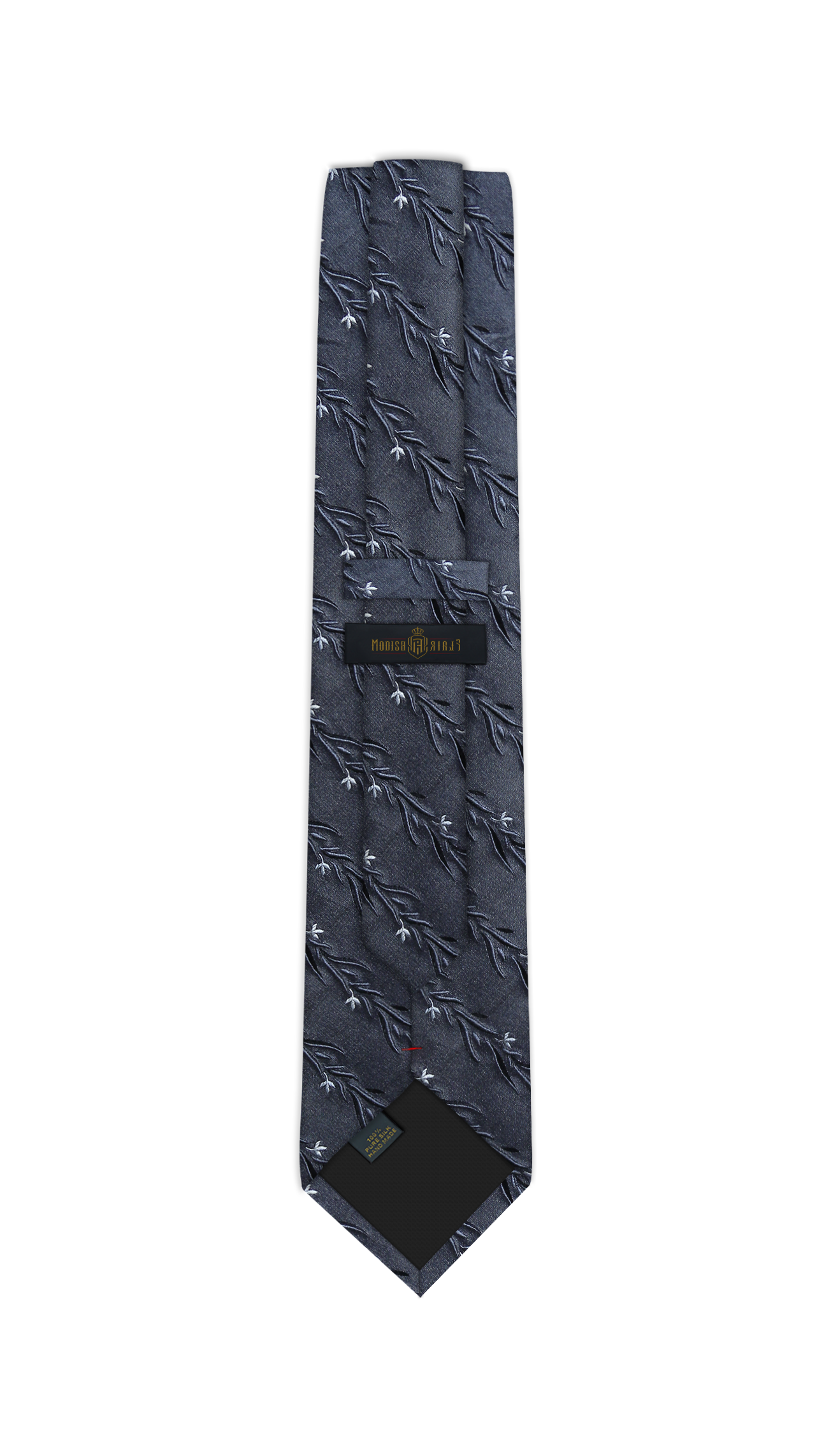 Luxury Dark Gray Silk Tie