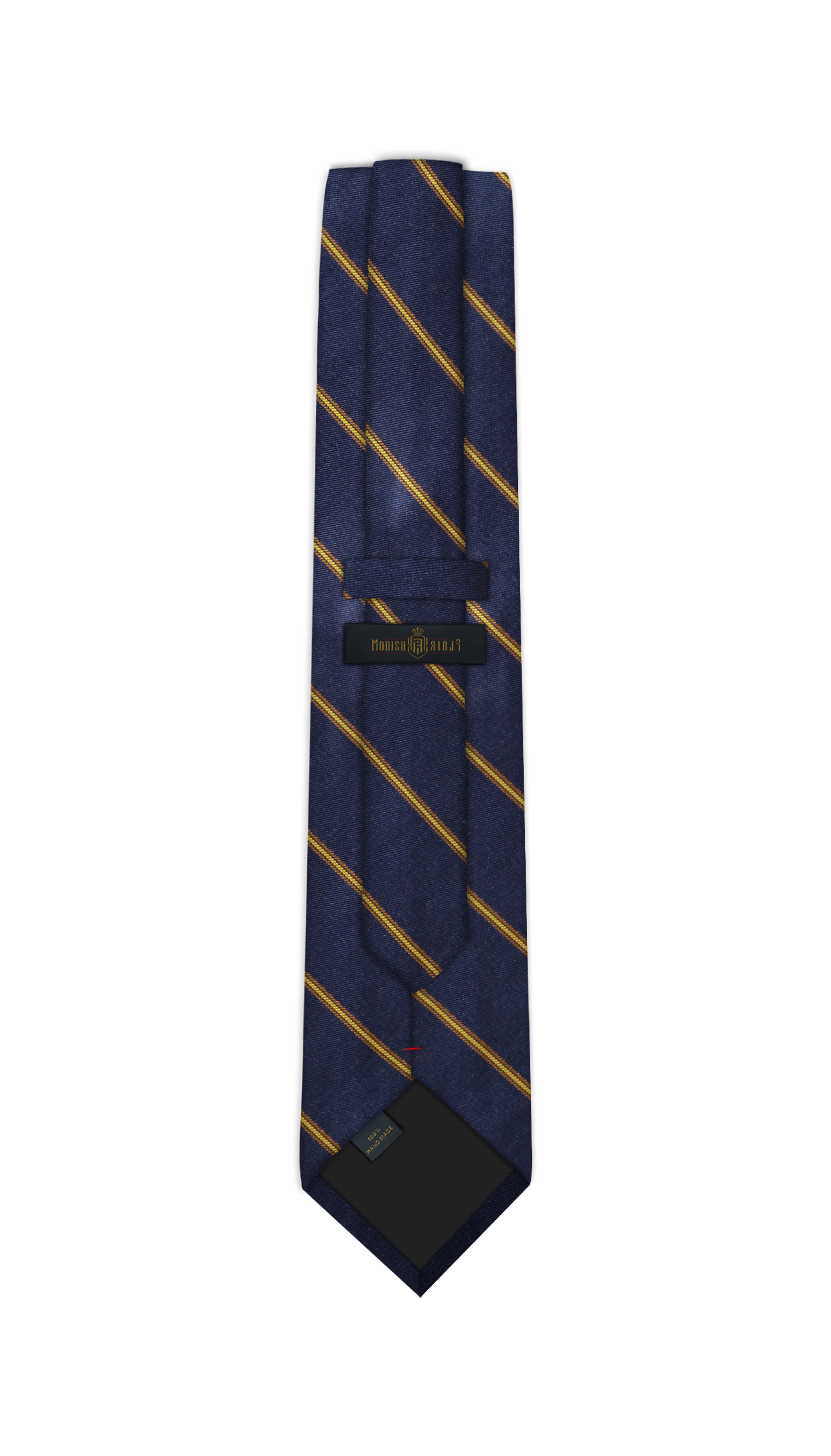Luxury Navy Blue/Gold Jacquard Tie