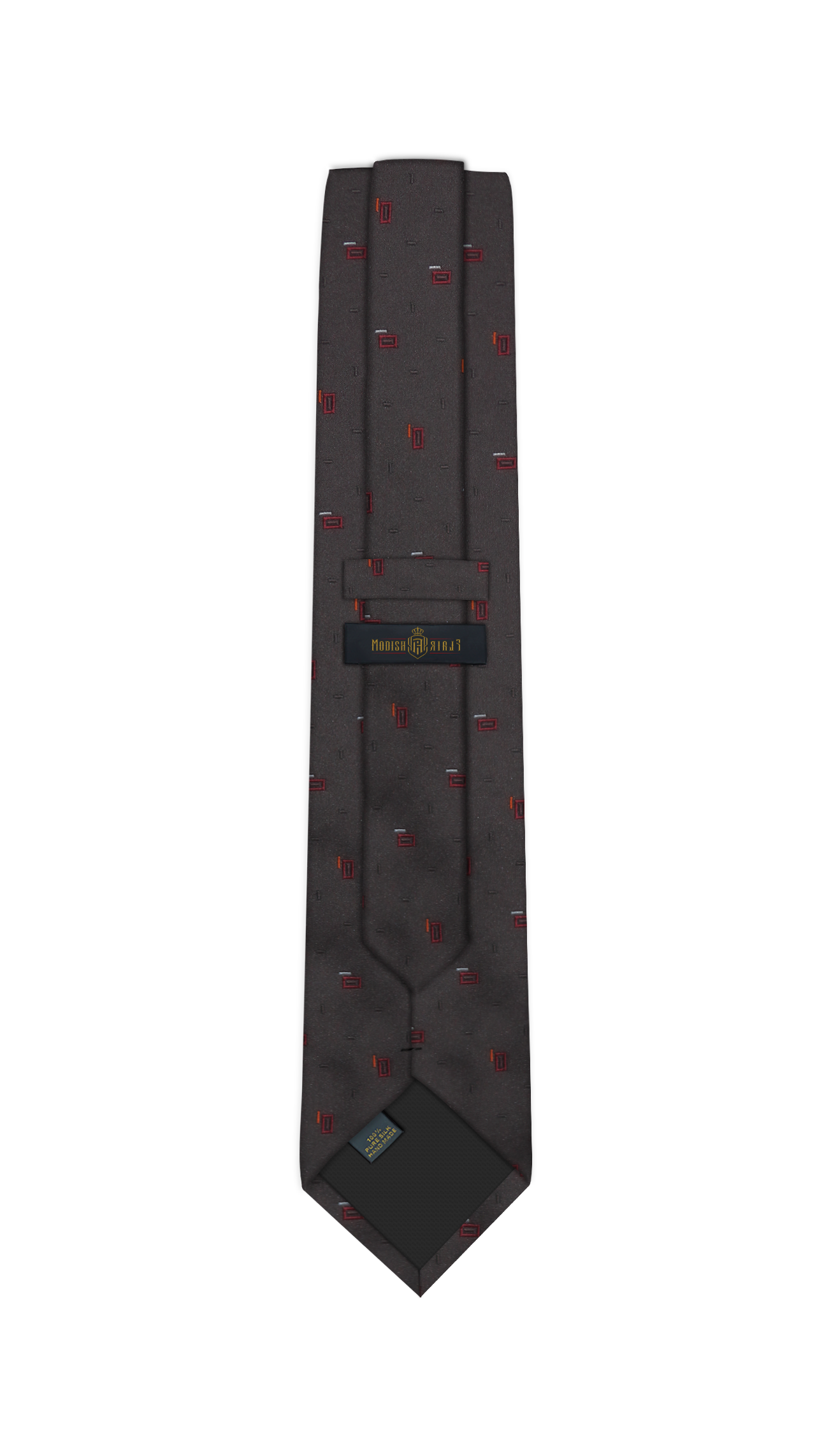 Luxury Dark Brown Silk Tie