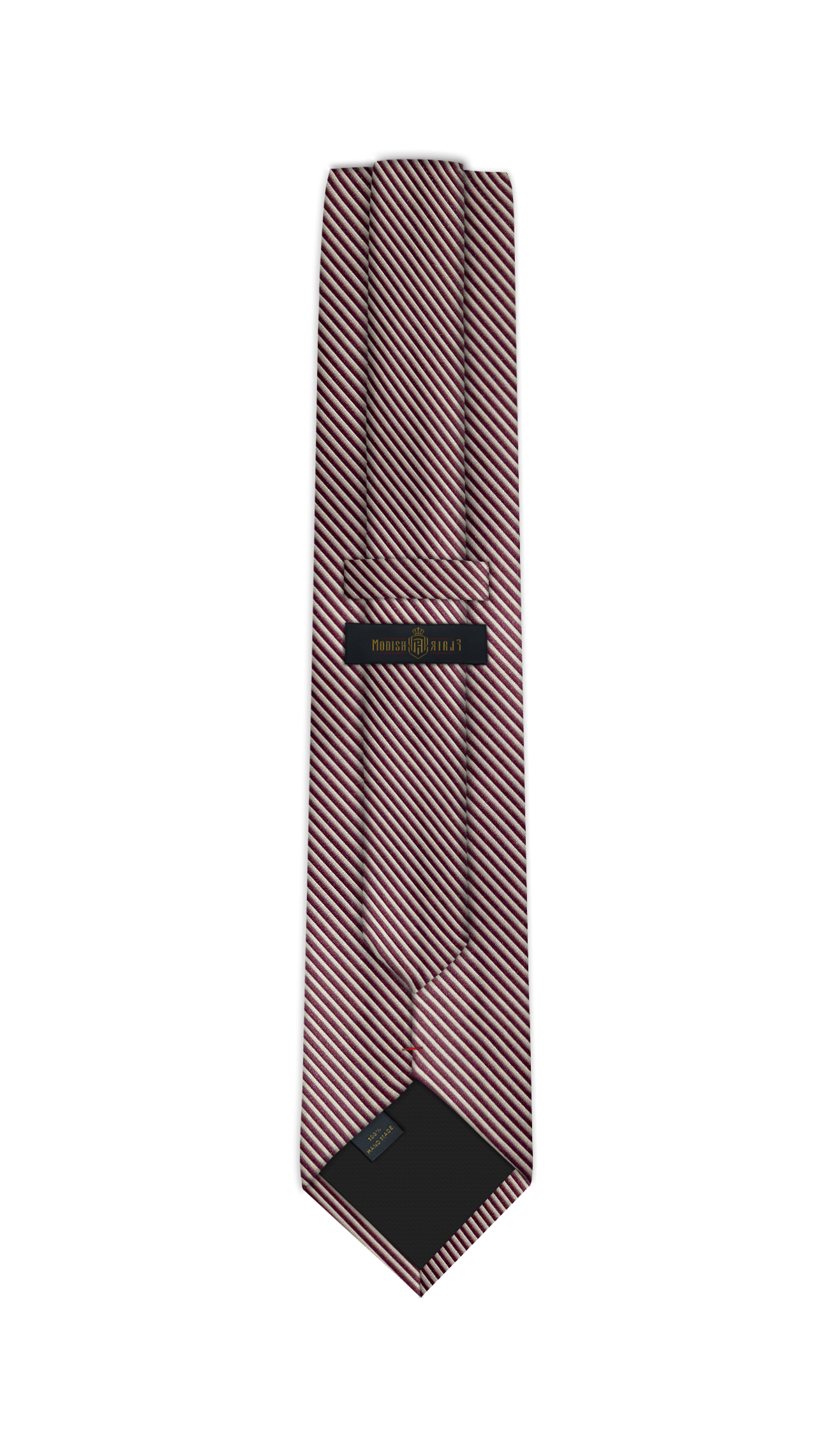 Luxury Bronze/Red Jacquard Tie