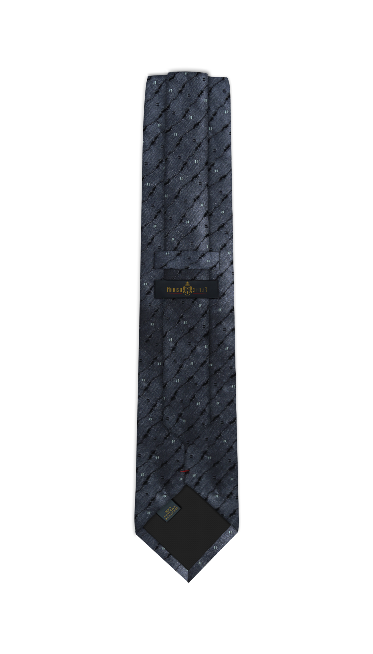 Luxury Dark Gray Silk Tie