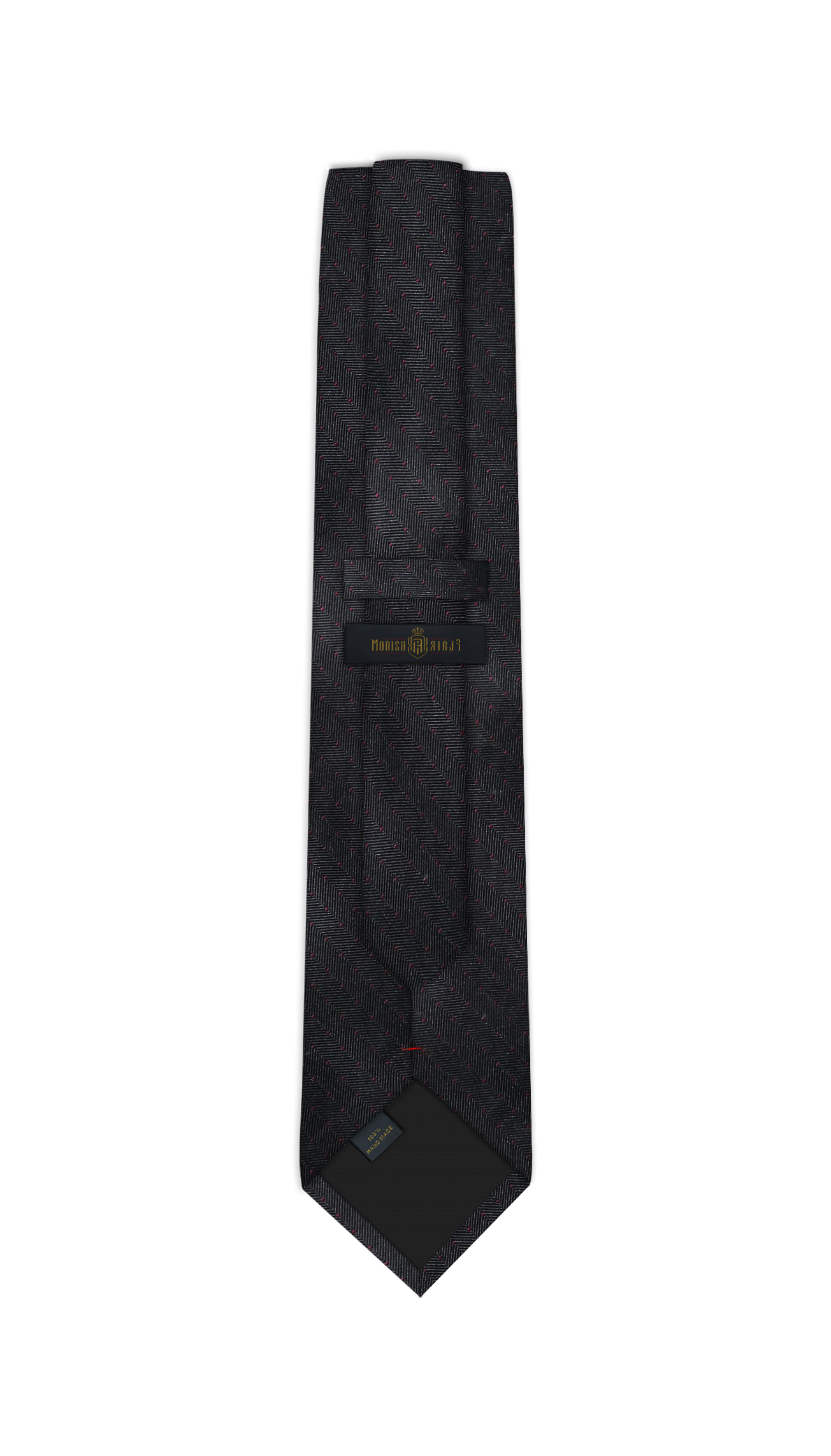 Luxury Black/Red Dots Jacquard Tie