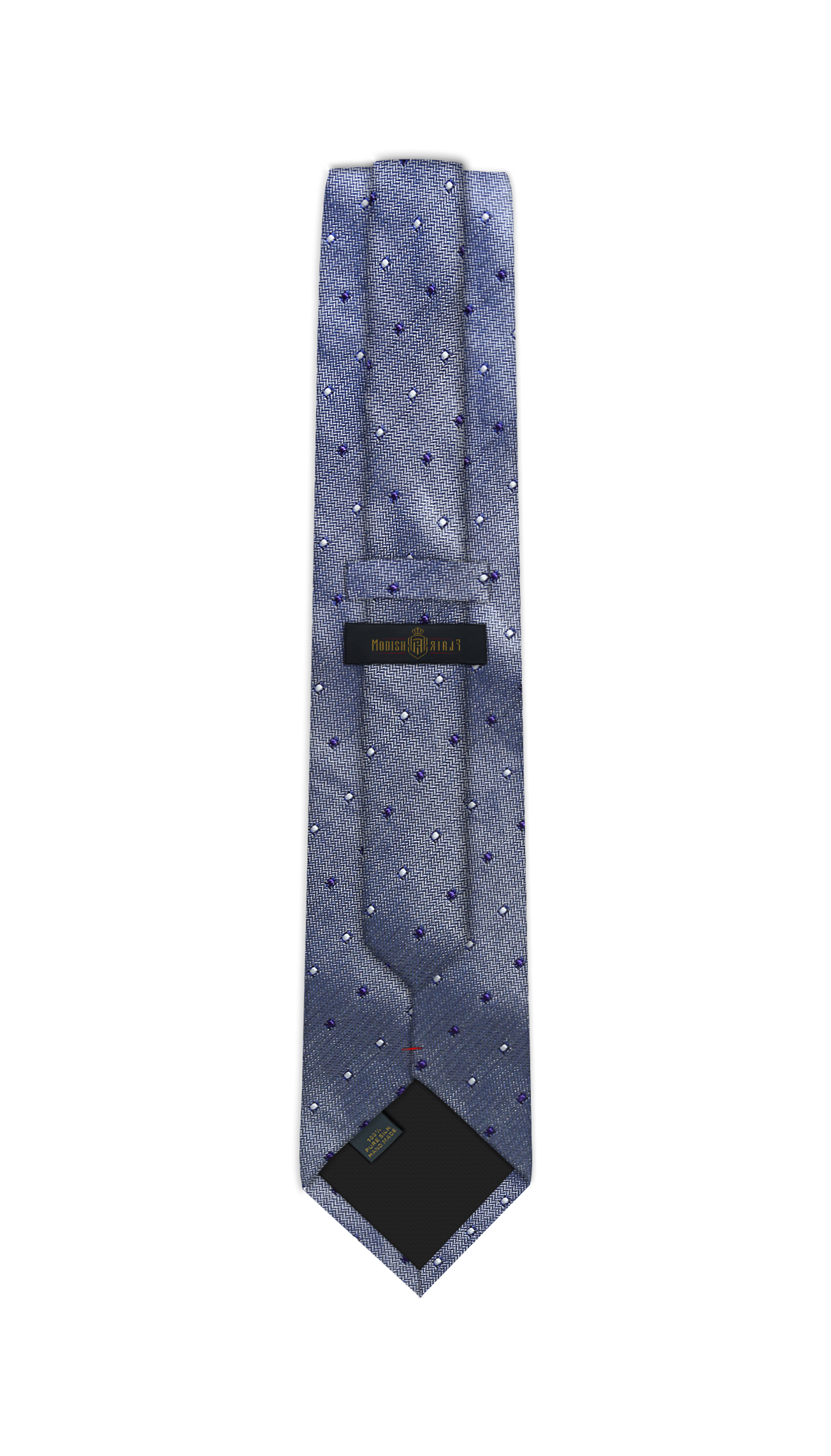 Luxury Silver Silk Tie