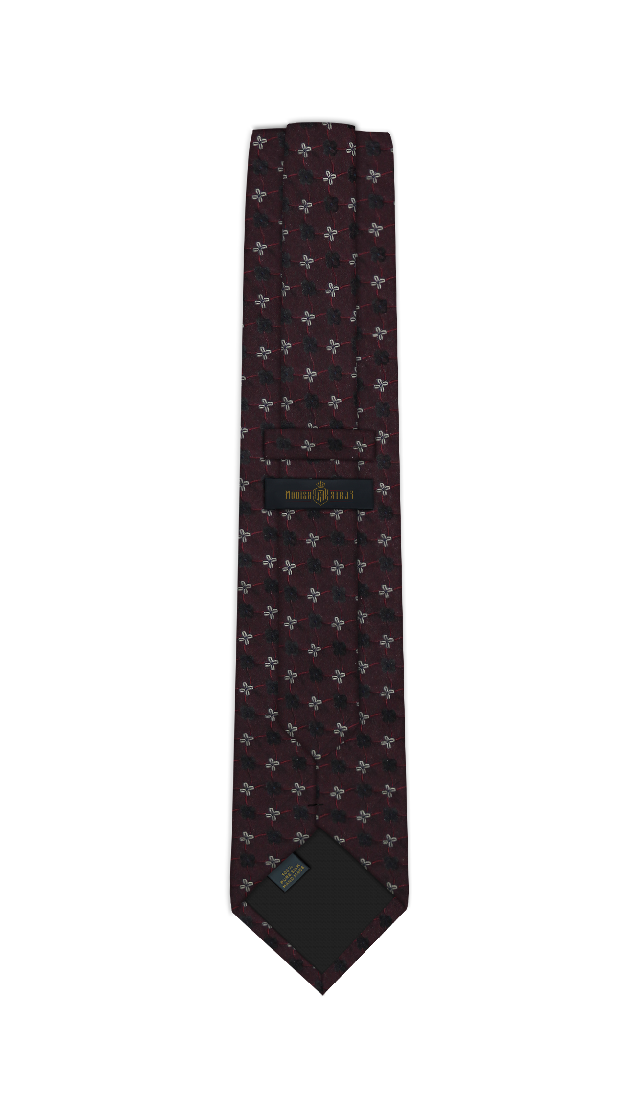 Luxury Maroon Silk Tie