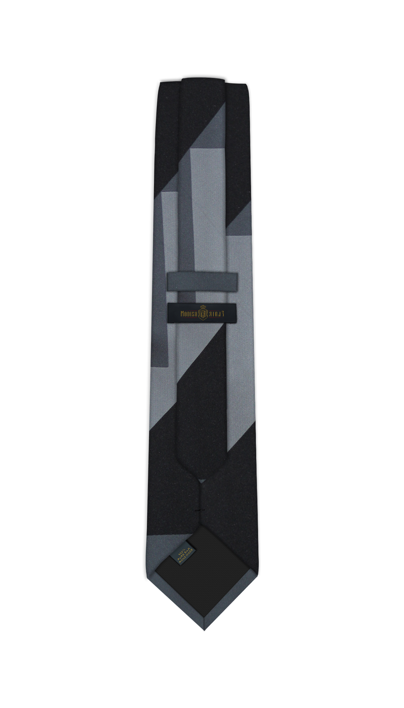Luxury Mixed Gray Silk Tie
