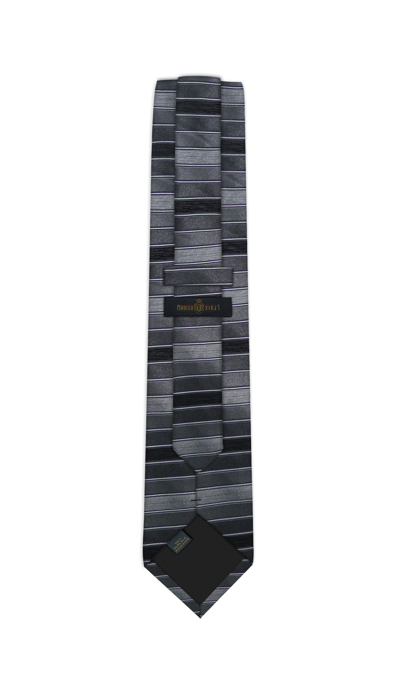 Luxury Mixed Gray Silk Tie