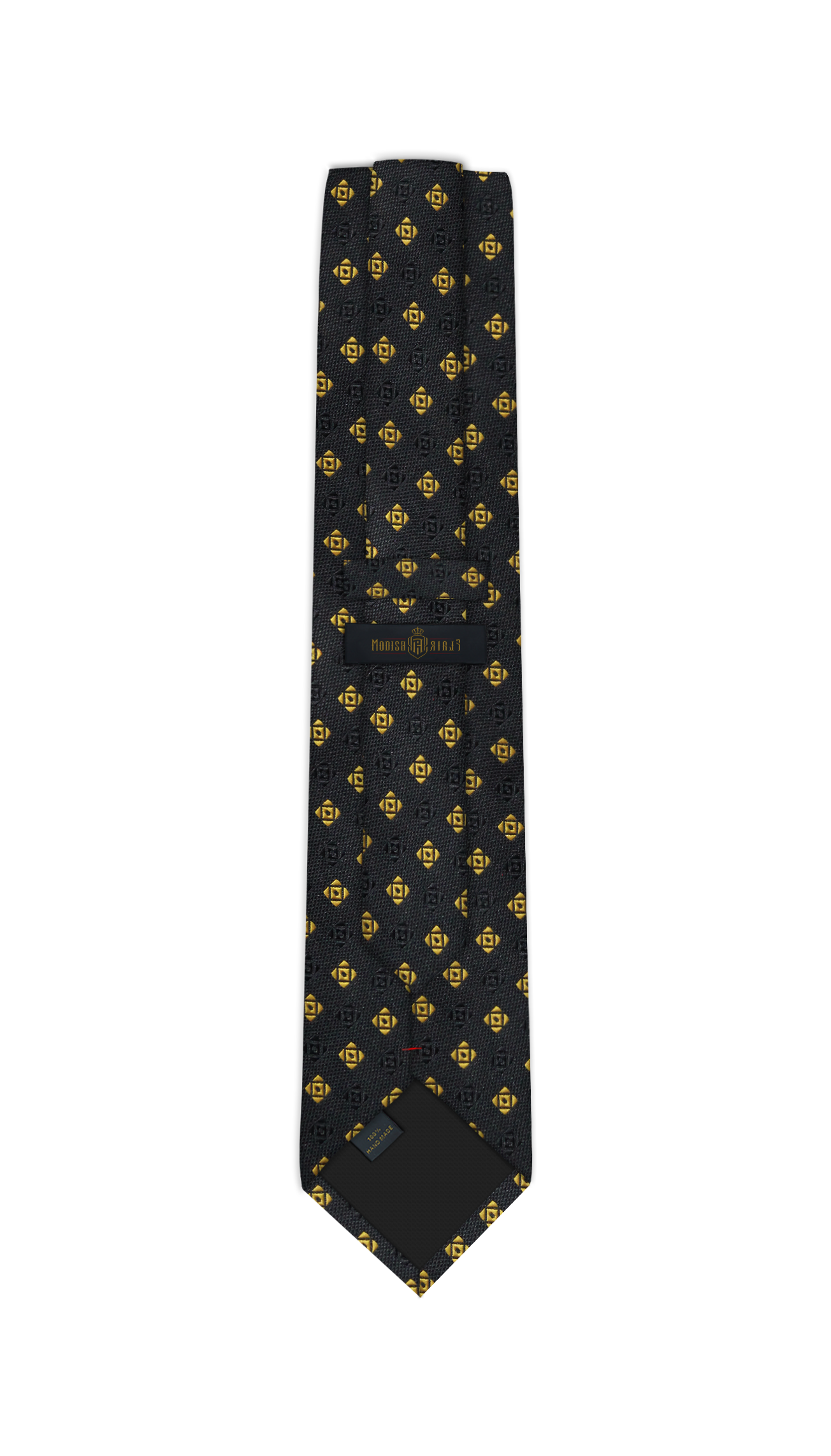 Luxury Black/Yellow Jacquard Tie