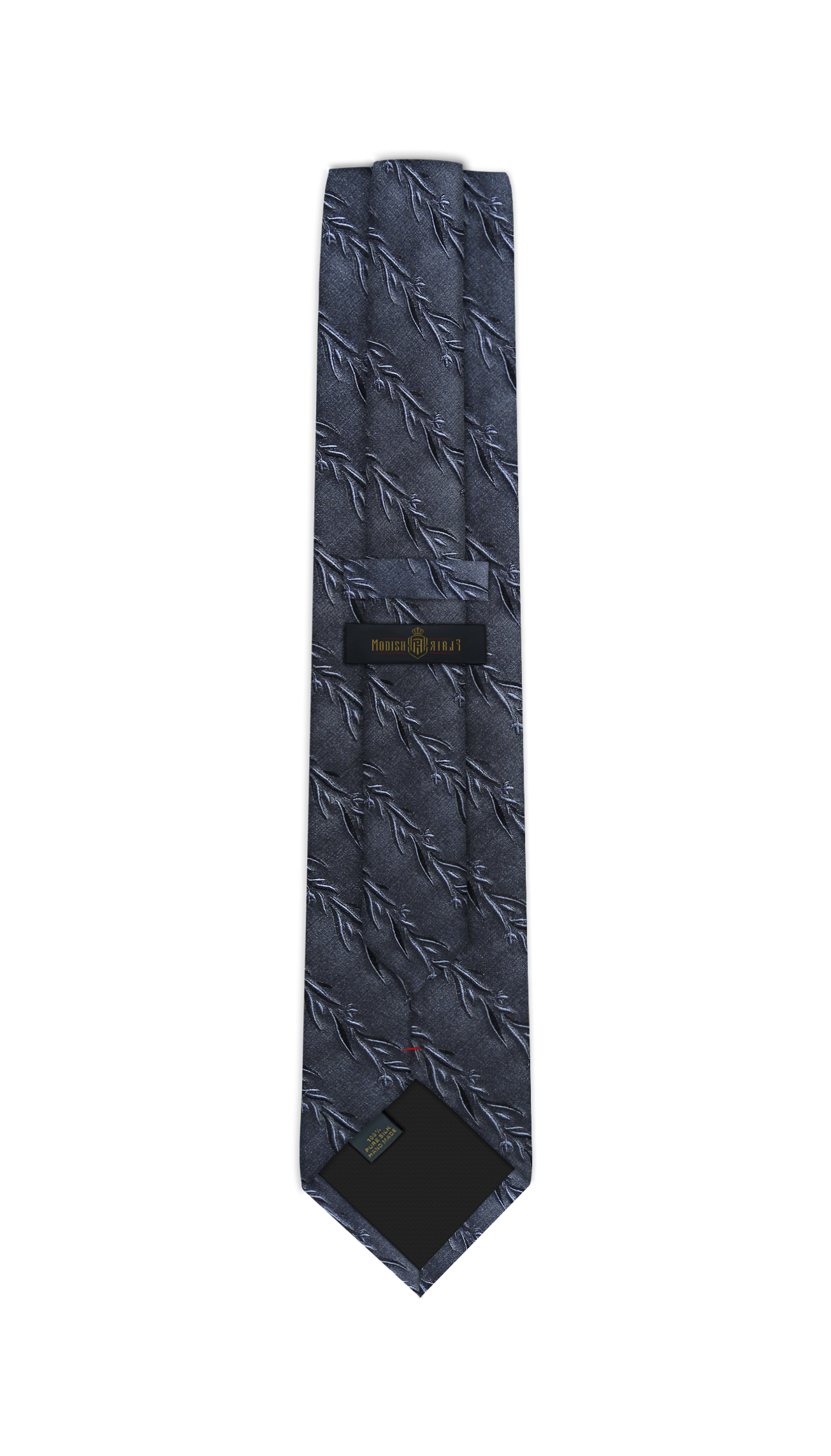 Luxury Dark Gray Silk Tie