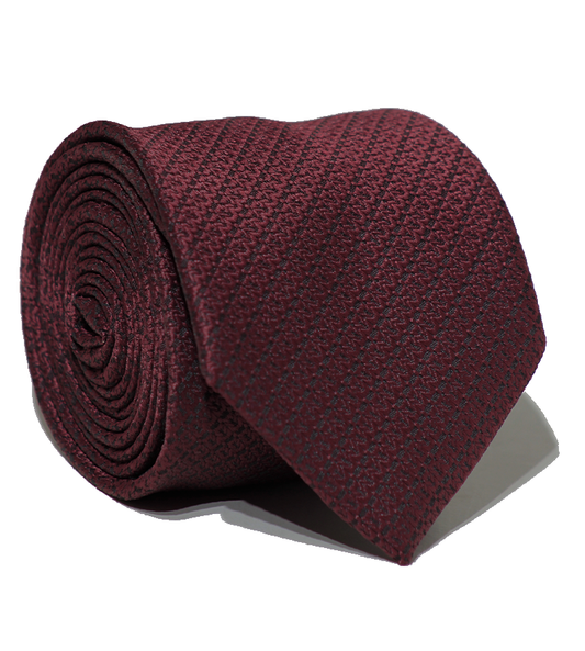 Luxury Maroon Jacquard Tie