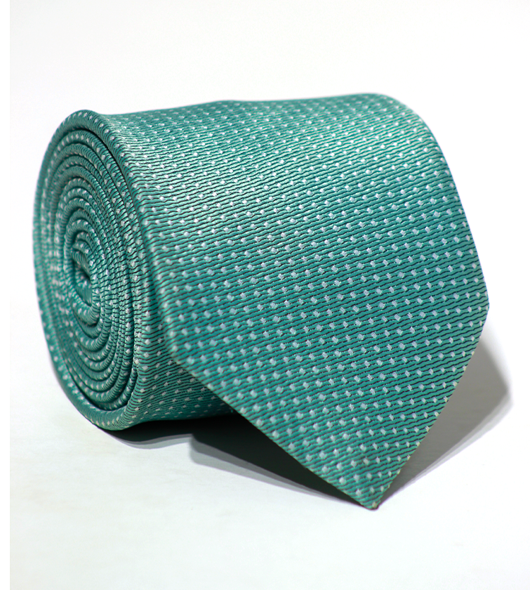 Luxury Turquoise Green Jacquard Tie
