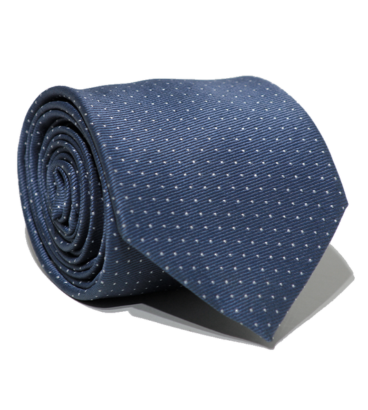 Luxury Blue~White Jacquard Tie