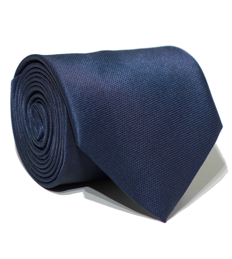 Luxury Navy Blue Jacquard Tie