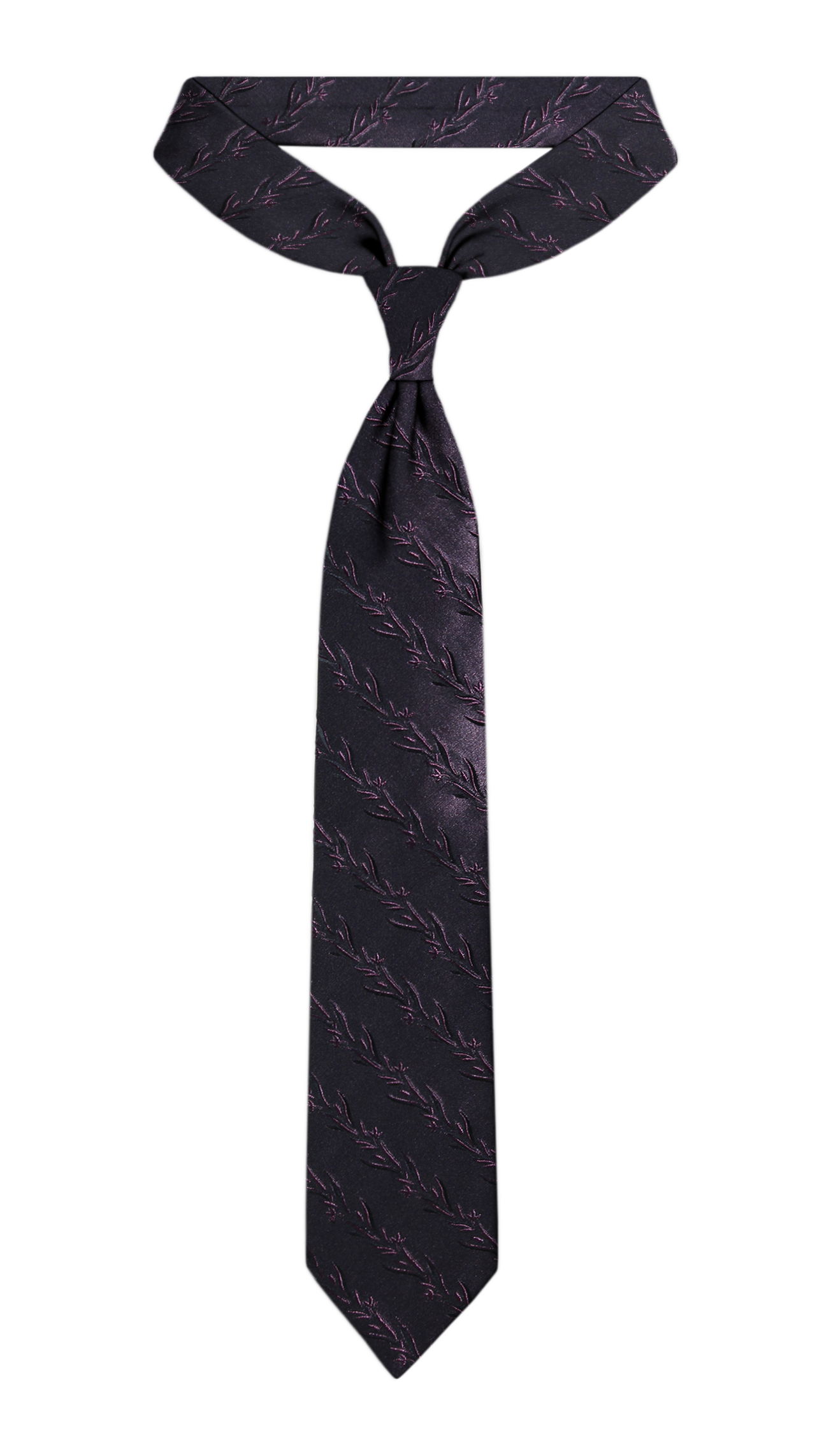 Luxury Dark Magenta Silk Tie