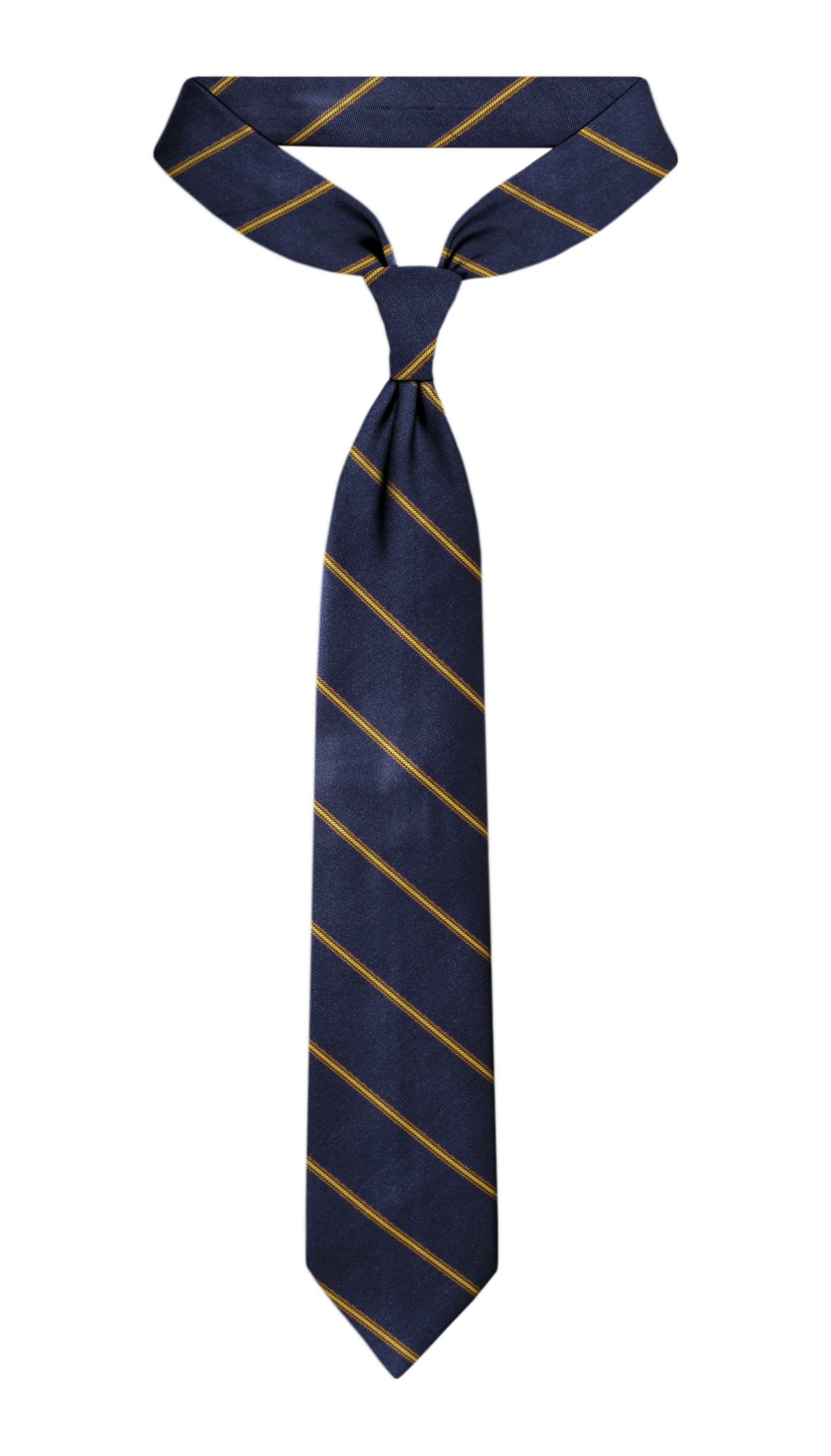 Luxury Navy Blue/Gold Jacquard Tie