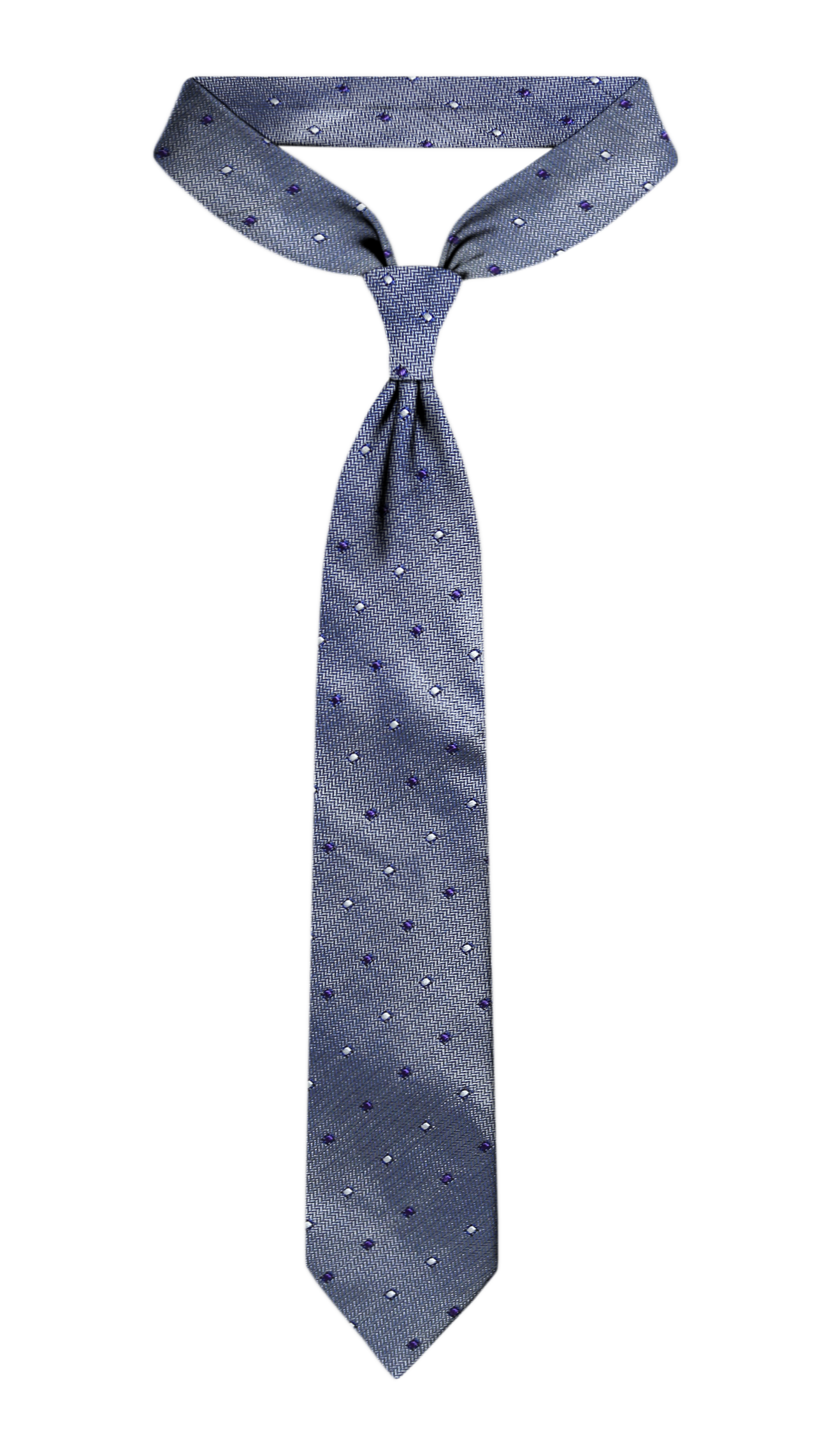 Luxury Silver Silk Tie