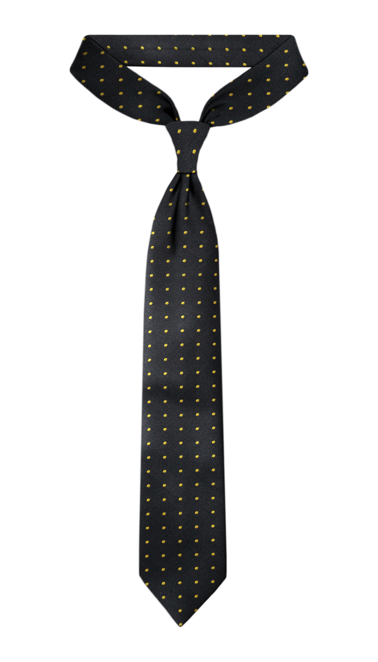 Luxury Black/Yellow Jacquard Tie