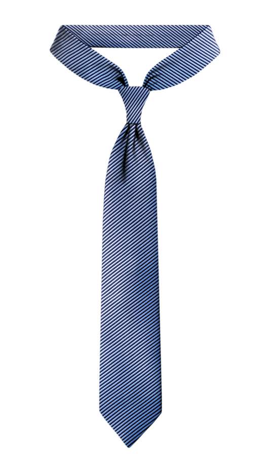 Cravate de luxe en jacquard bleu clair