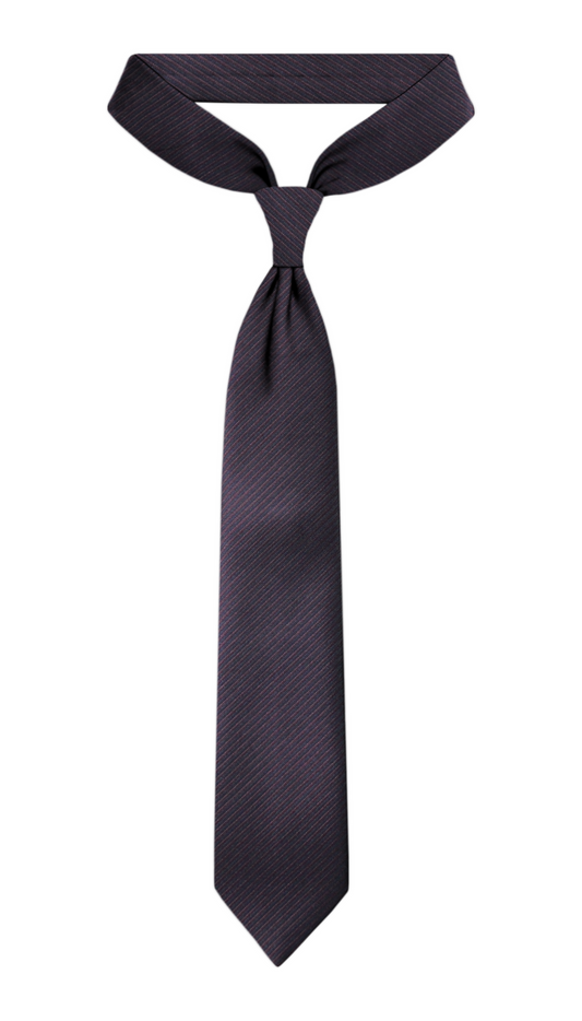 Cravate Jacquard Luxe Bordeaux~Bleu