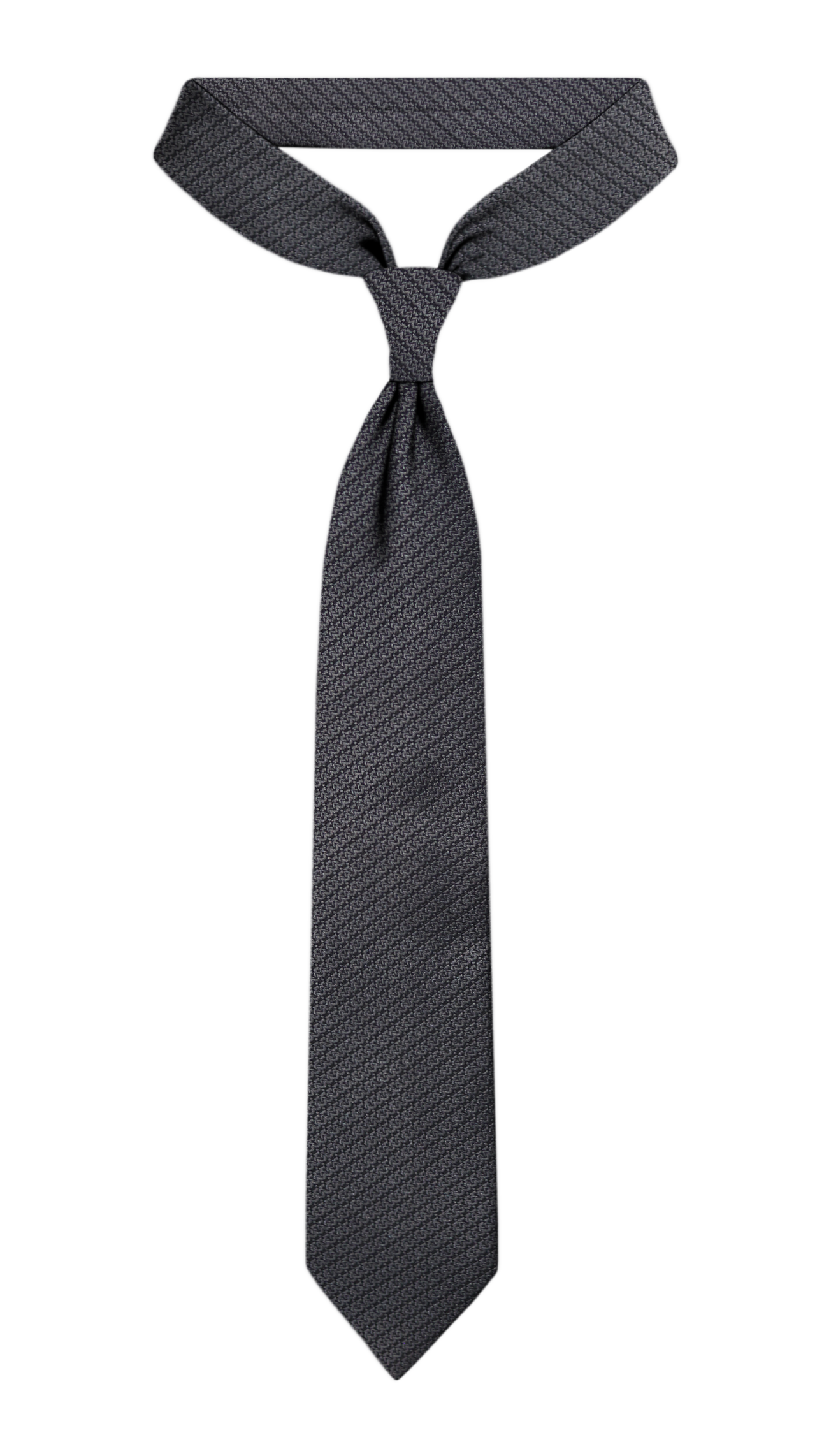 Luxury Dark Gray Jacquard Tie