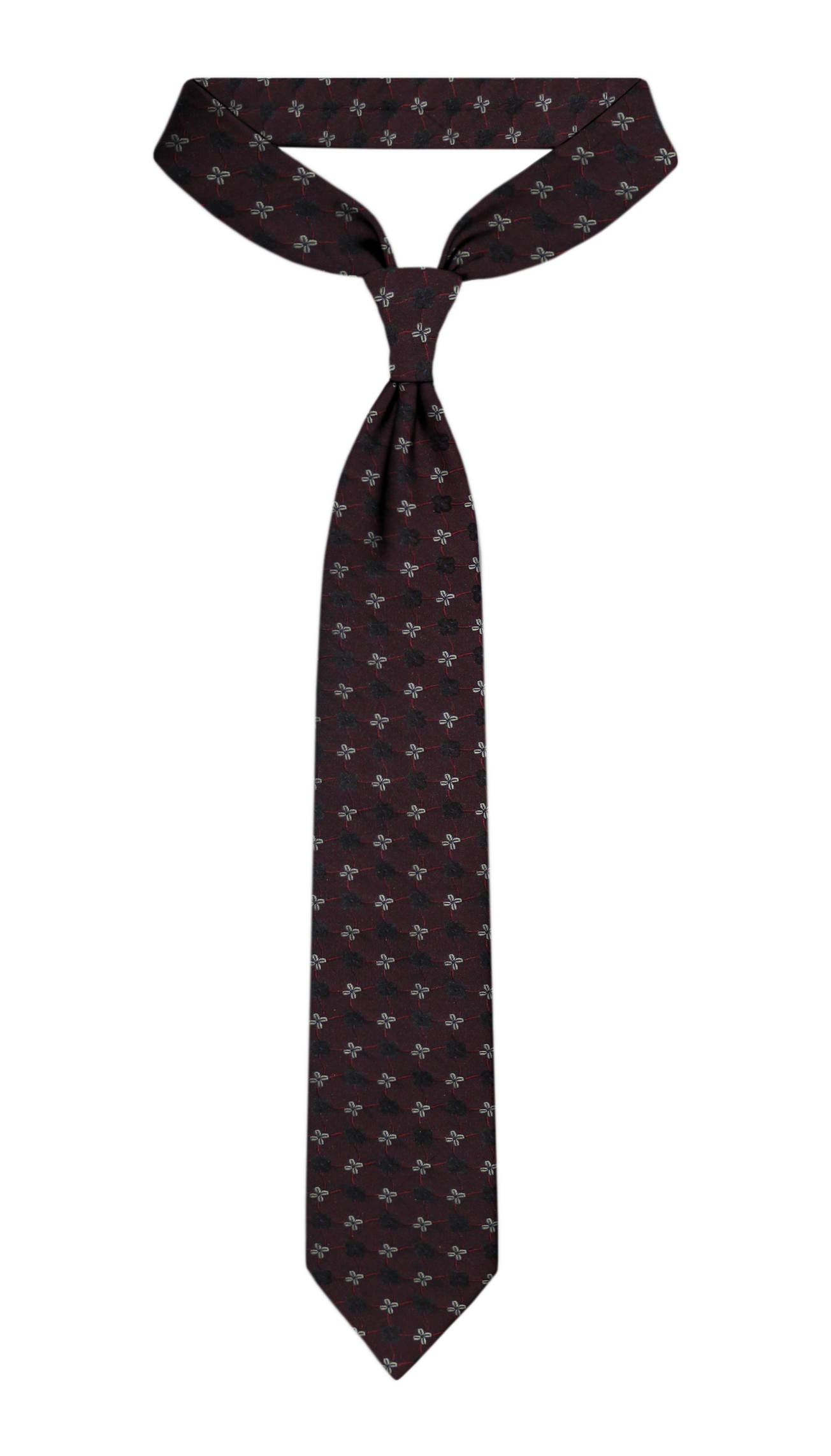 Luxury Maroon Silk Tie