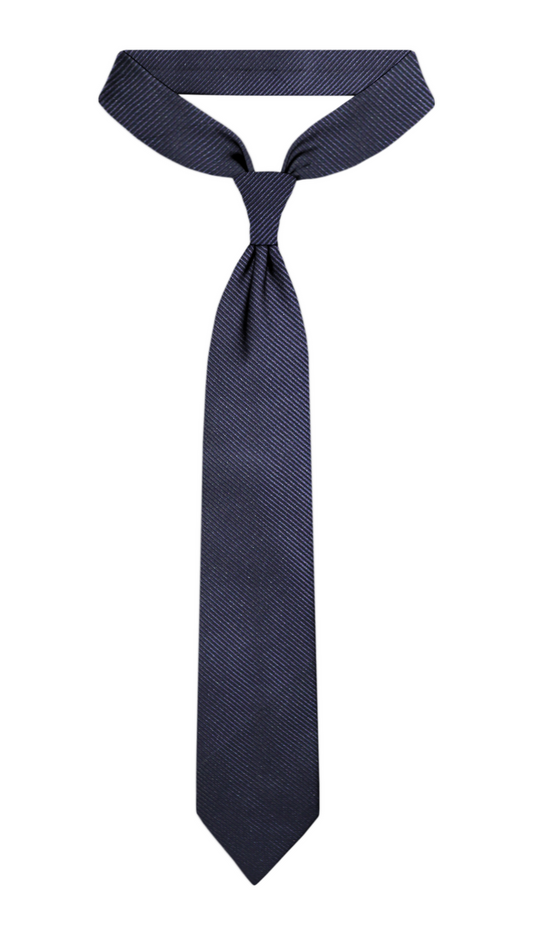 Luxury Dark Navy Silk Tie