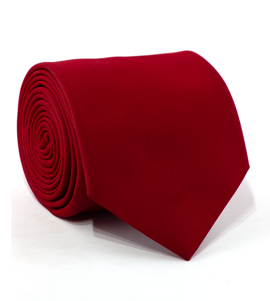 Luxury Red Silk Tie