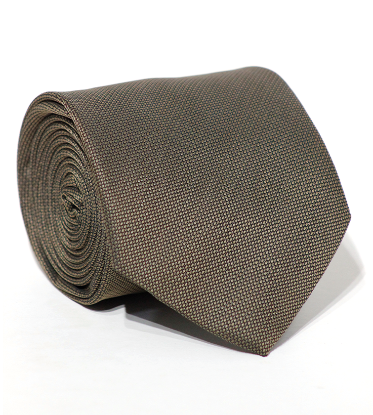 Luxury Brown/Taupe Jacquard Tie
