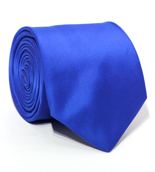 Luxury Blue Silk Tie