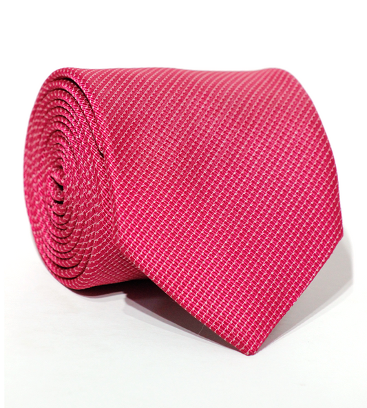 Luxury Red Berry Jacquard Tie
