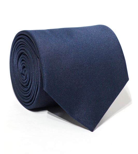 Luxury Navy Silk Tie