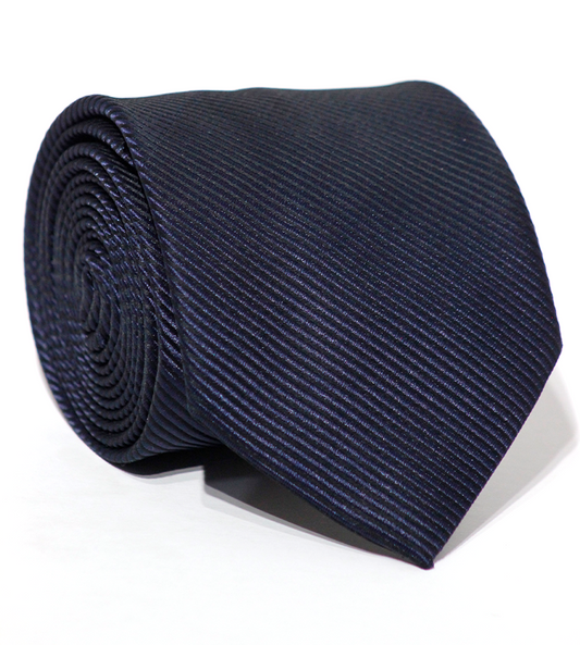 Luxury Dark Navy Silk Tie