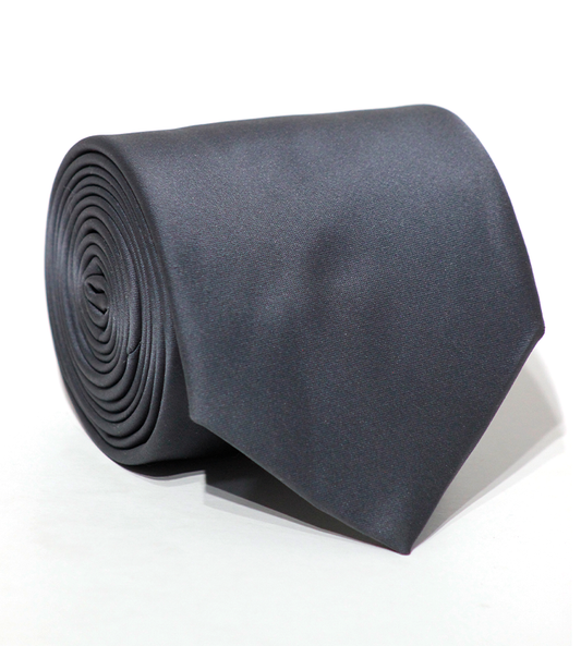 Luxury Gray Silk Tie