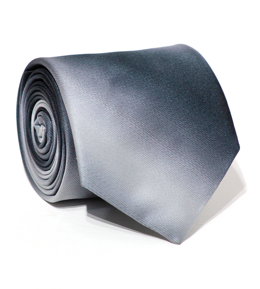 Luxury Mixed Gray Silk Tie